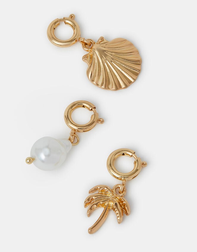accessorize 3-Pack Tropical Jewellery Charms