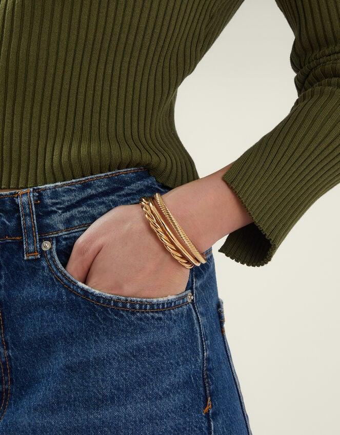 Accessorize 3-Pack Twisted Bangles