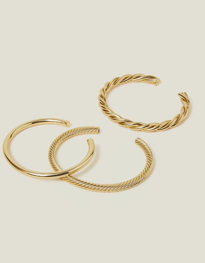 accessorize 3-Pack Twisted Bangles