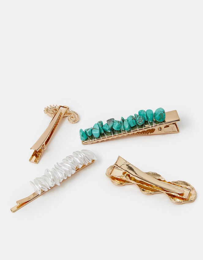 Accessorize 4-Pack Beach Hair Slides