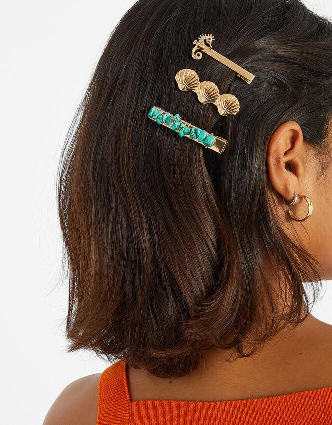 Accessorize 4-Pack Beach Hair Slides