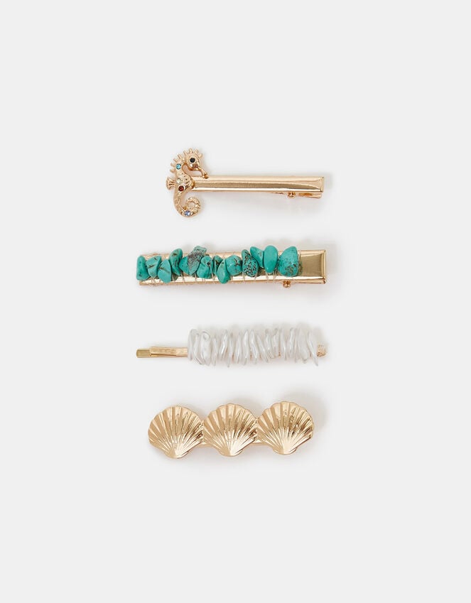accessorize 4-Pack Beach Hair Slides