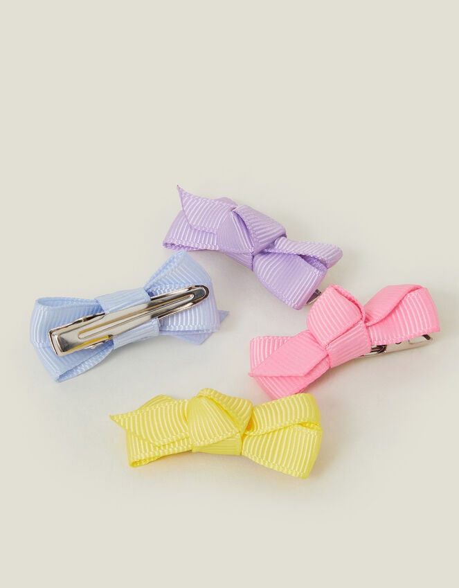 Accessorize 4-Pack Girls Bow Hair Clips