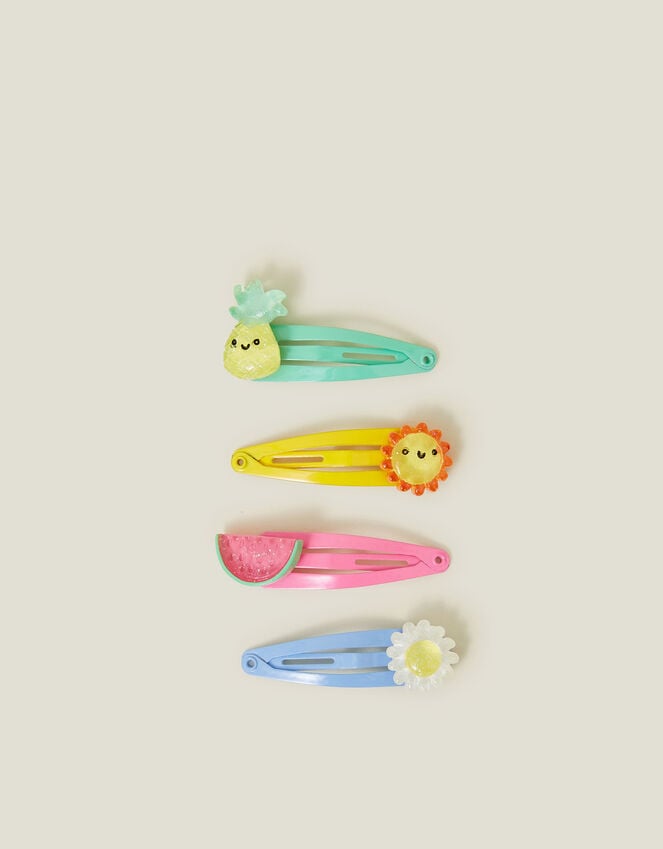 accessorize 4-Pack Girls Fruity Hair Clips