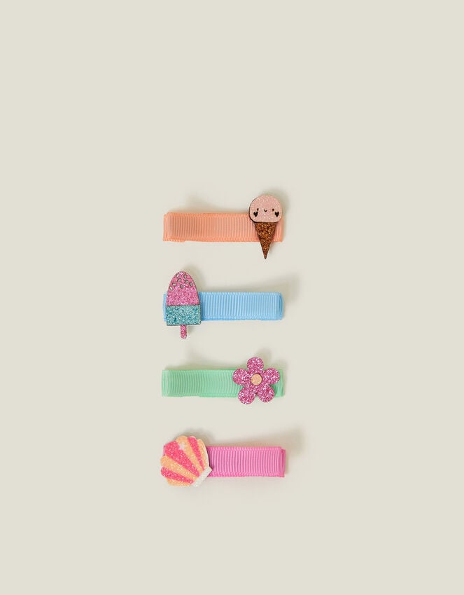 Accessorize 4-Pack Girls Ice Cream Hair Clips