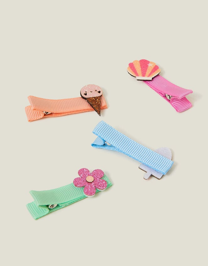 Accessorize 4-Pack Girls Ice Cream Hair Clips