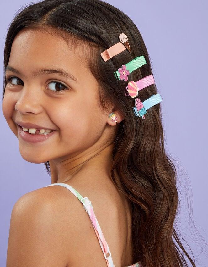 accessorize 4-Pack Girls Ice Cream Hair Clips