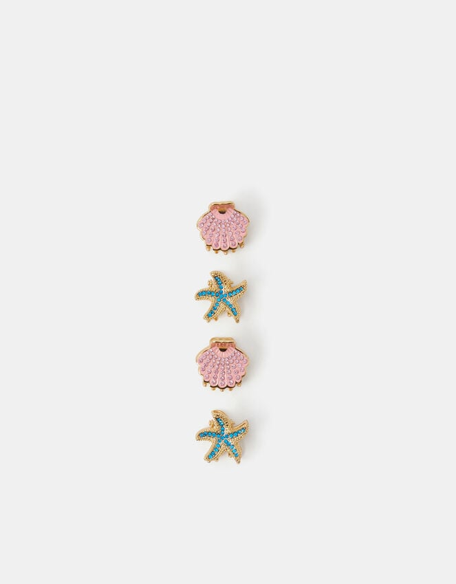 accessorize 4-Pack Mini Starfish & Shell Claw Clips