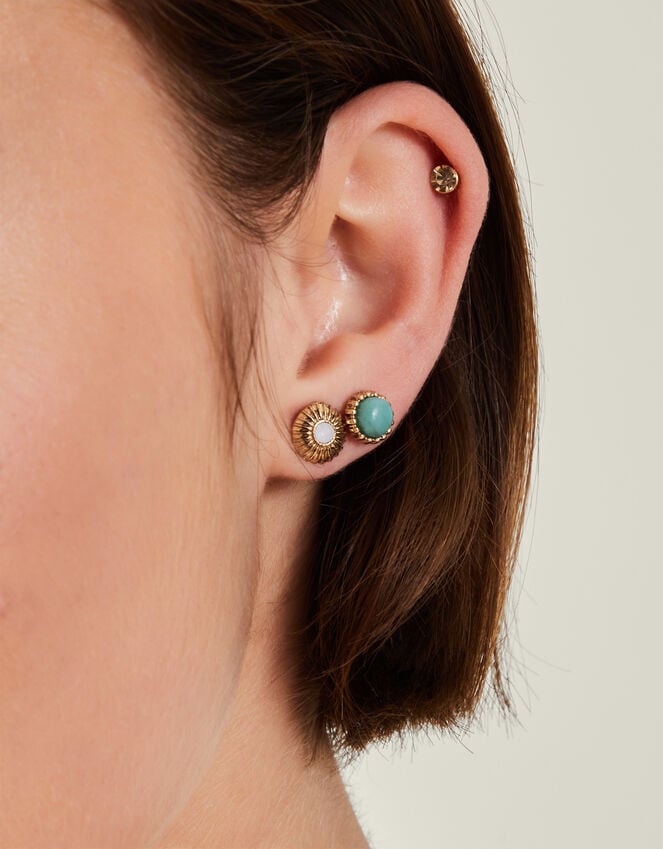 Accessorize 5-Pack Elephant Stud Earrings