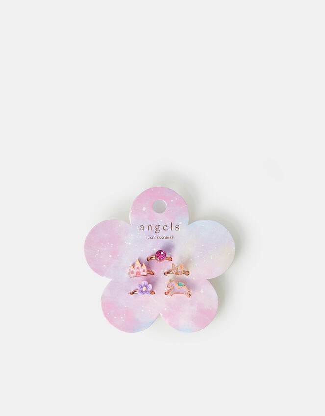 Accessorize 5-Pack Girls Fairy Tale Rings