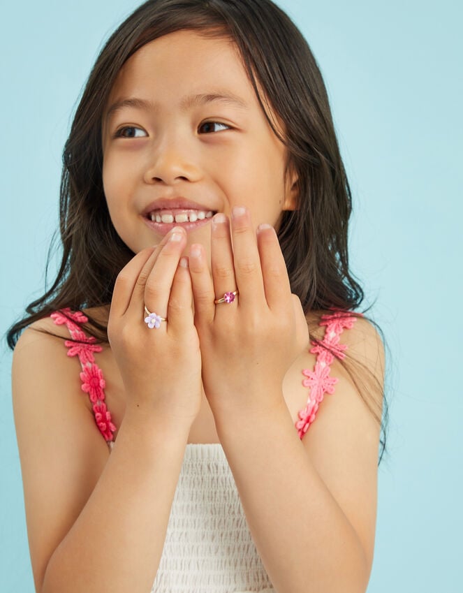 accessorize 5-Pack Girls Fairy Tale Rings