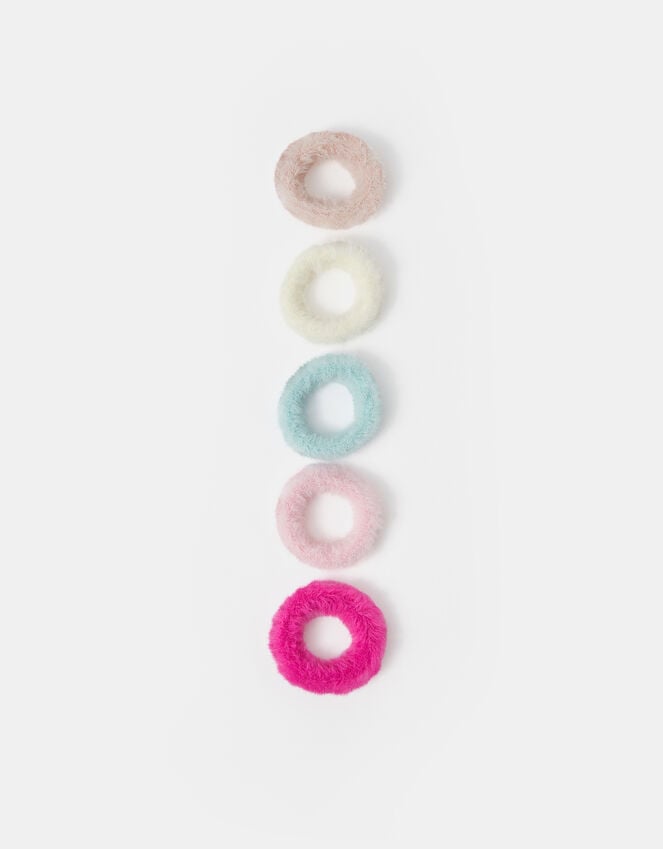 accessorize 5-Pack Girls Fluffy Hair Bands