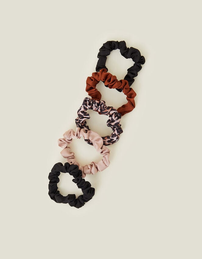 accessorize 5-Pack Leopard Print Scrunchies
