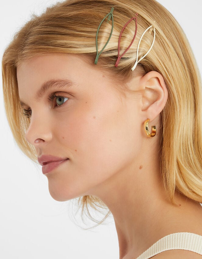 Accessorize 5-Pack Oval Hair Slides