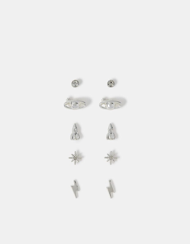 Accessorize 5-Pack Rocket Stud Earrings