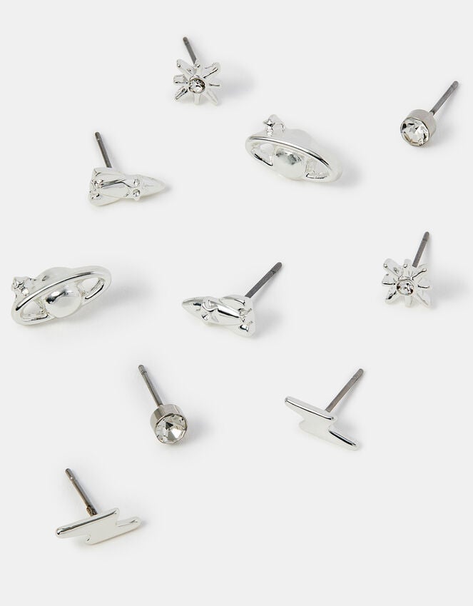 accessorize 5-Pack Rocket Stud Earrings