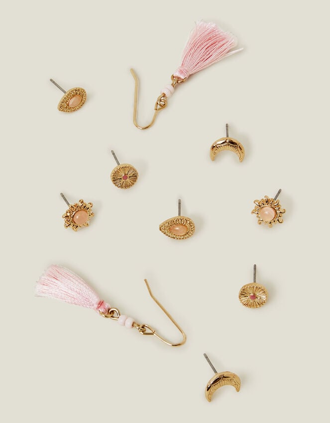 accessorize 5-Pack Tassel Stud Earrings