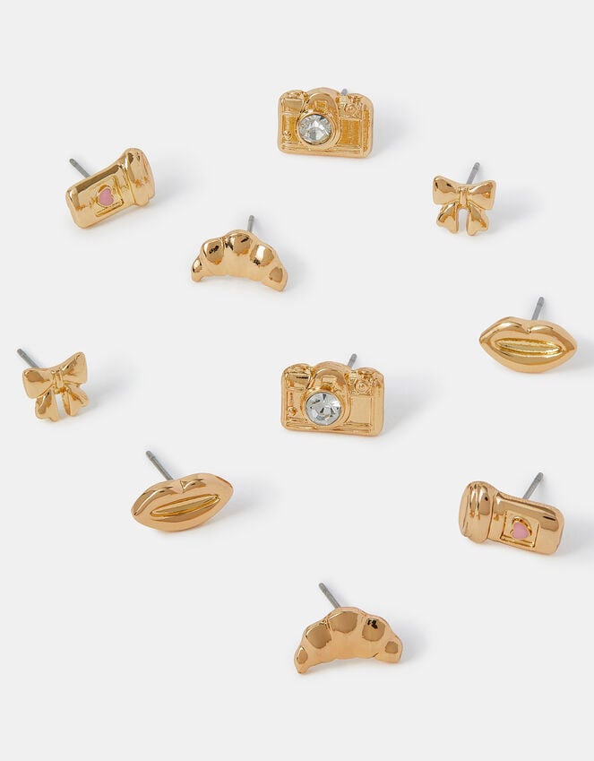 accessorize 5-Pack Weekend Stud Earrings