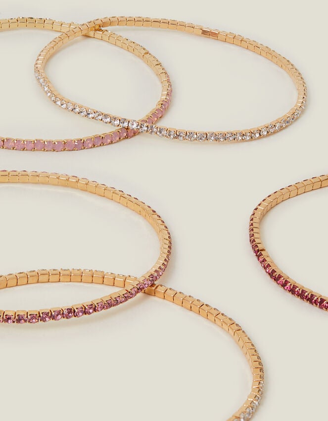 Accessorize 6-Pack Cup Chain Stretch Bracelets