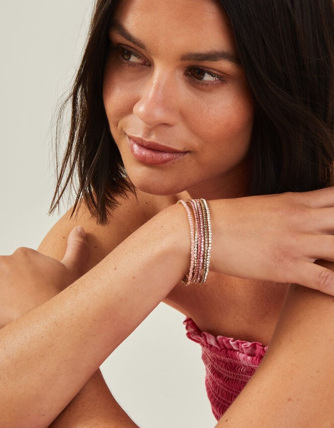 Accessorize 6-Pack Cup Chain Stretch Bracelets