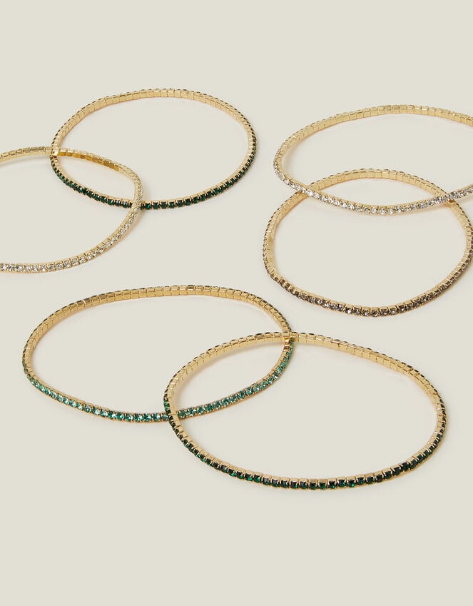 accessorize 6-Pack Cupchain Stretch Bracelets