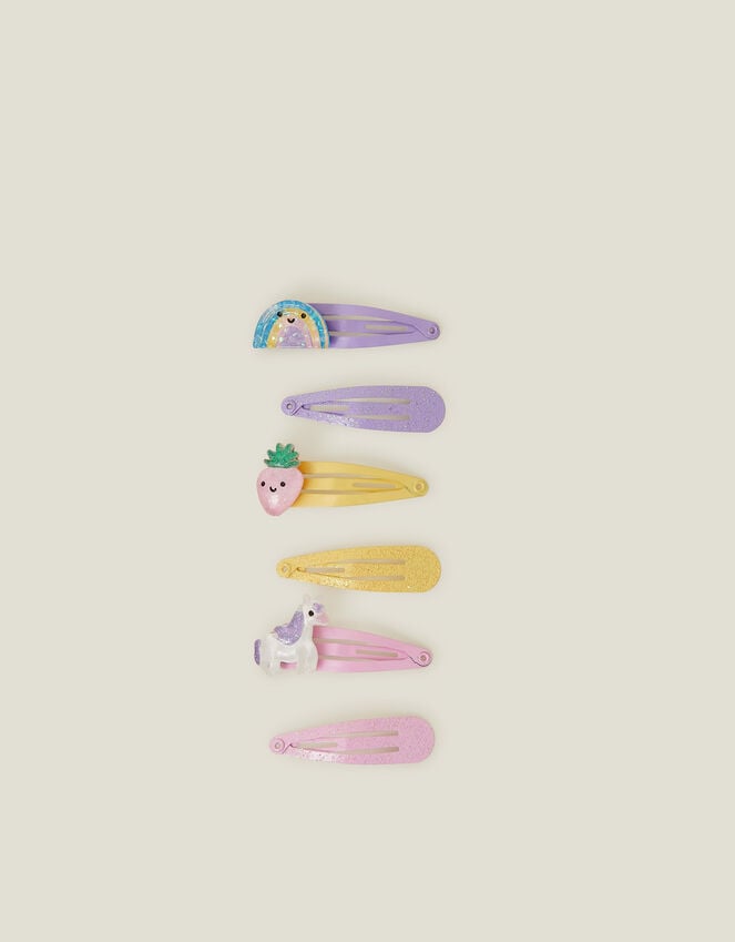 accessorize 6-Pack Girls Spring Garden Hair Clips