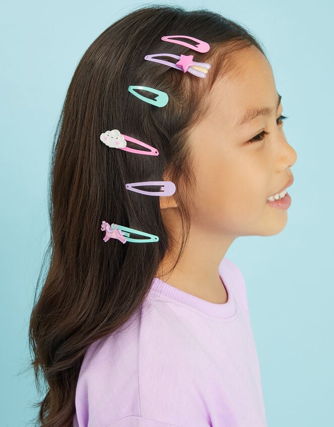 accessorize 6-Pack Girls Unicorn Hair Clips