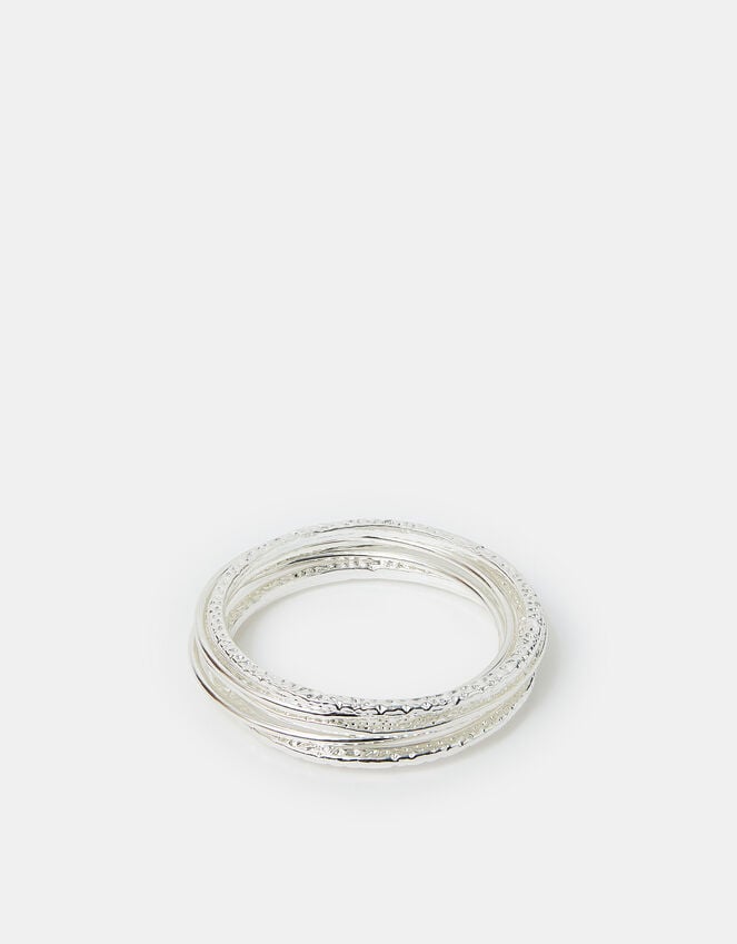 Accessorize 6-Pack Mixed Texture Bangles