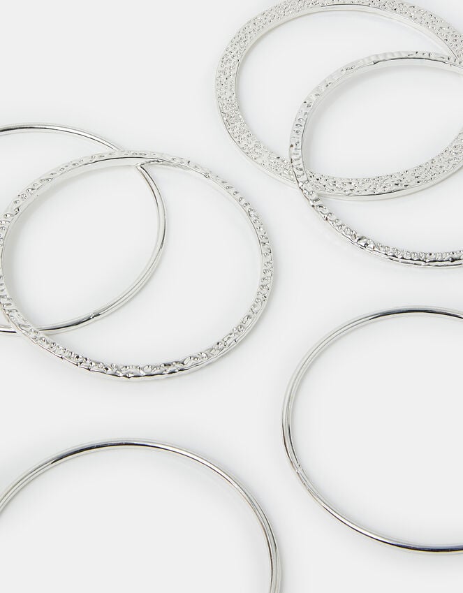 accessorize 6-Pack Mixed Texture Bangles