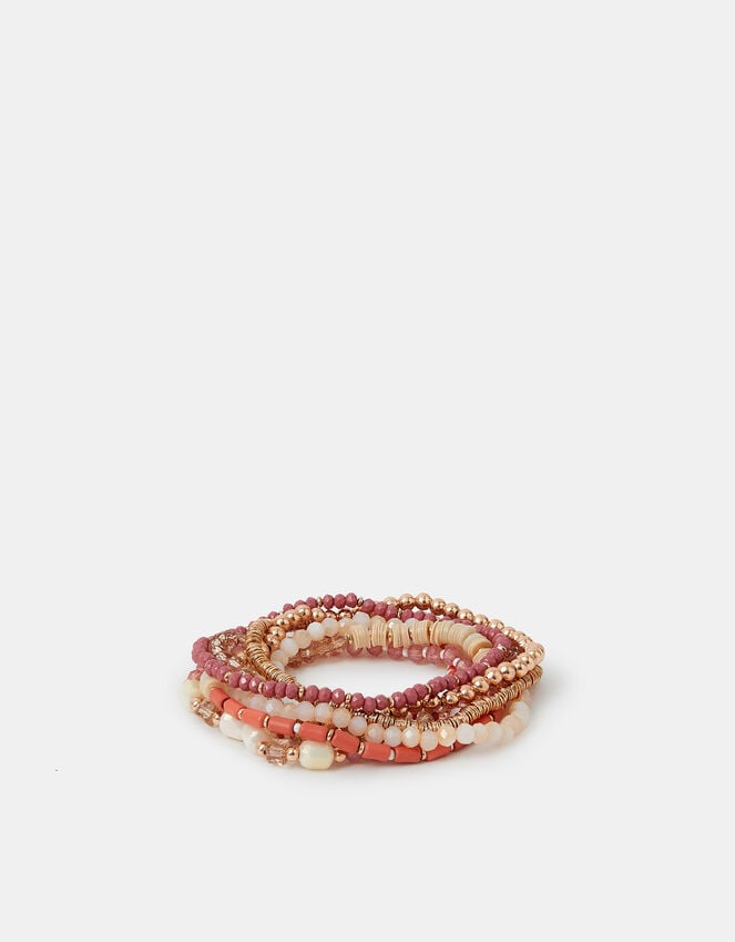 Accessorize 8-Pack Mix Bead Stretch Bracelets