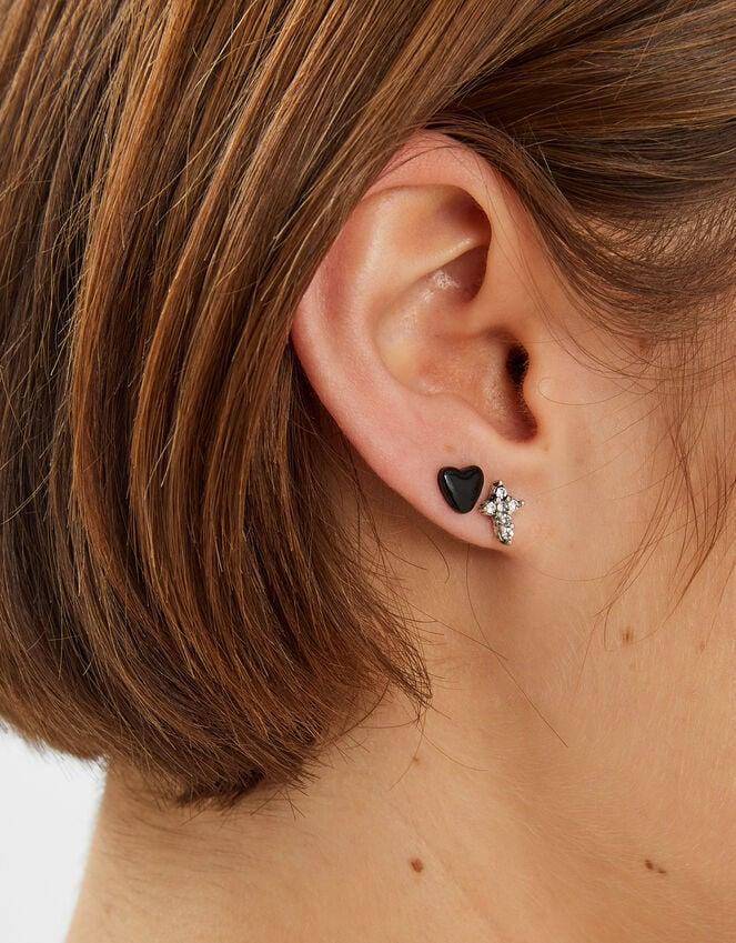 Accessorize 8-Pack Rock Star Stud Earrings