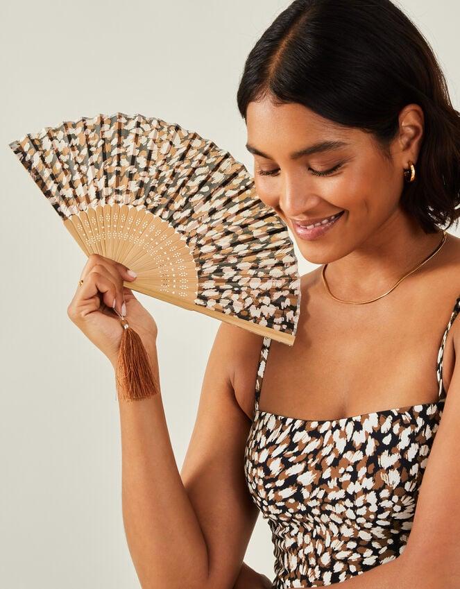 Accessorize Animal Print Foldable Fan