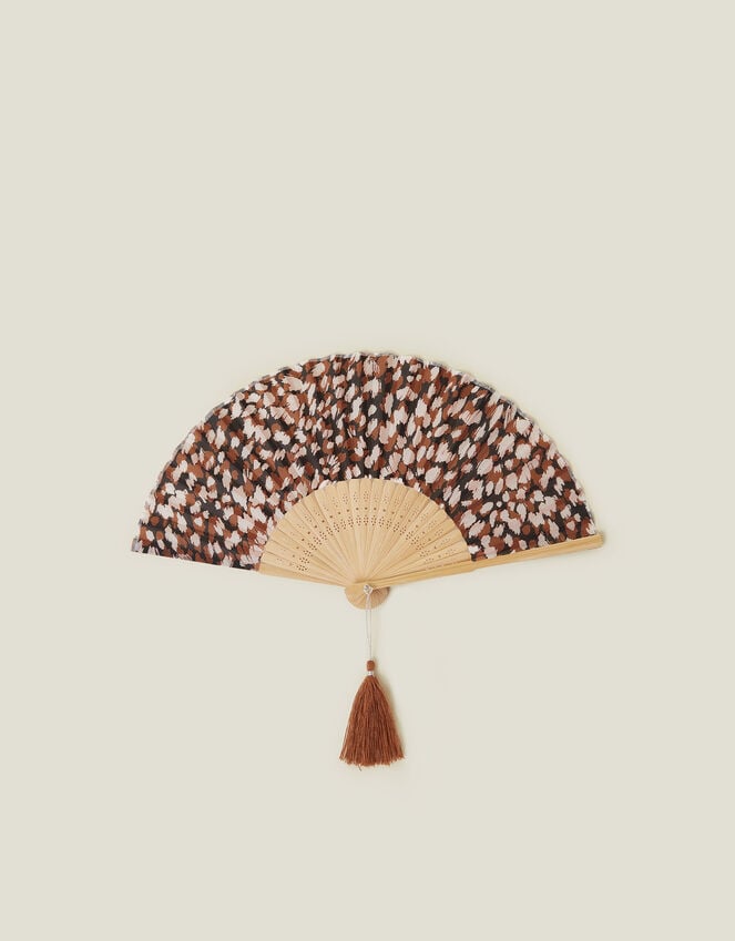 accessorize Animal Print Foldable Fan