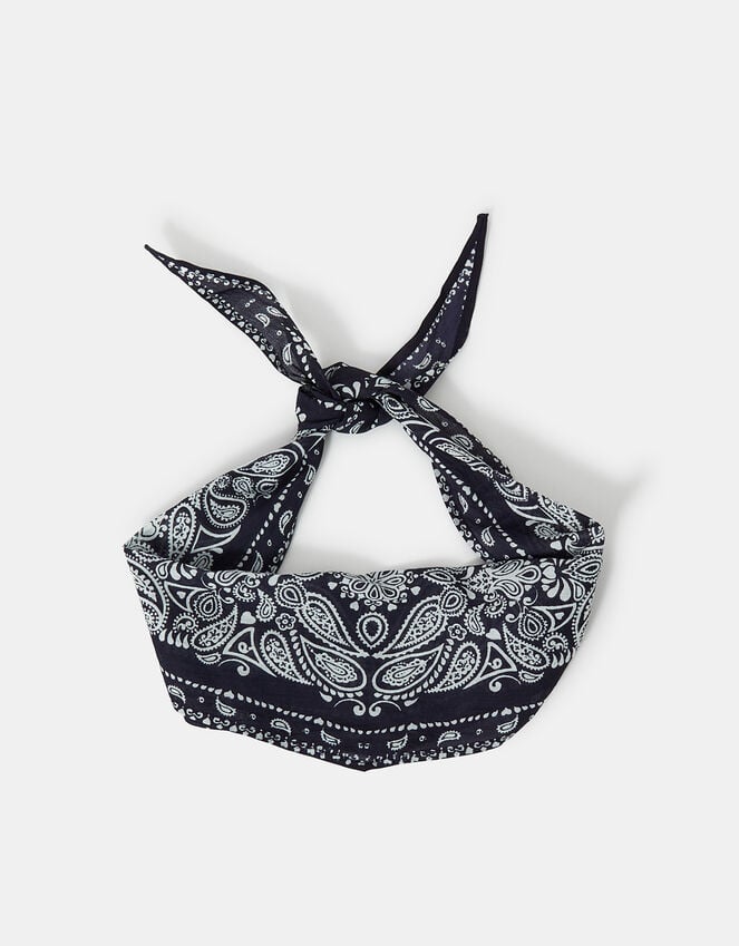 accessorize Bandana Neckerchief Scarf Blue