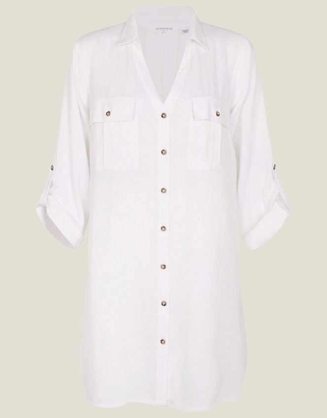 Accessorize Beach Shirt White
