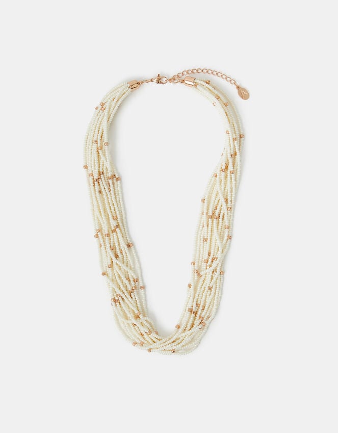 Accessorize Bead Layered Necklace