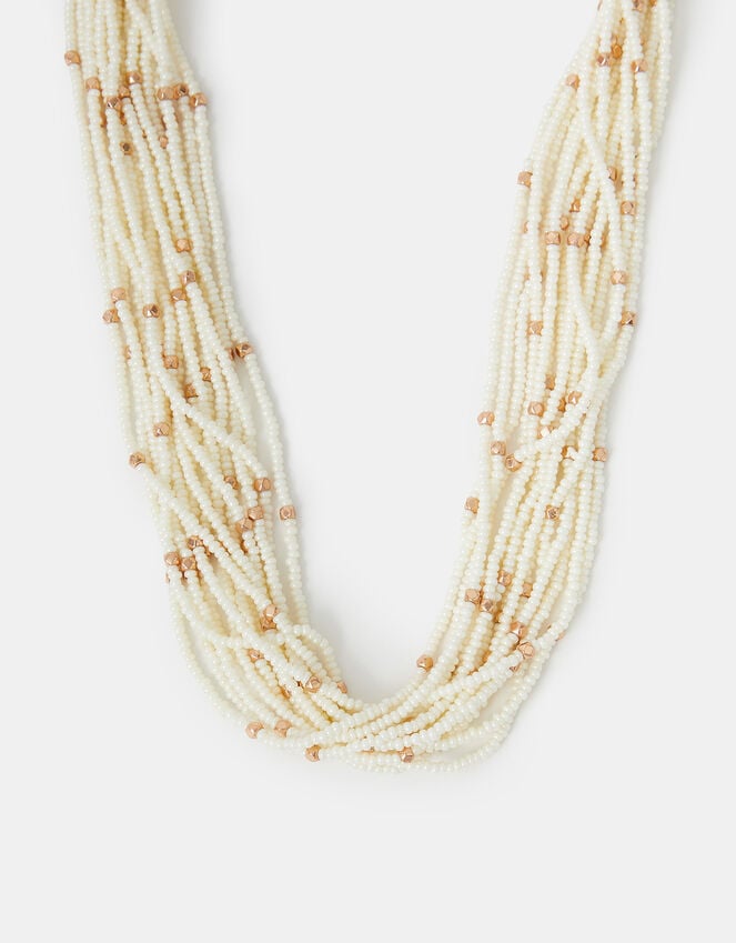 accessorize Bead Layered Necklace