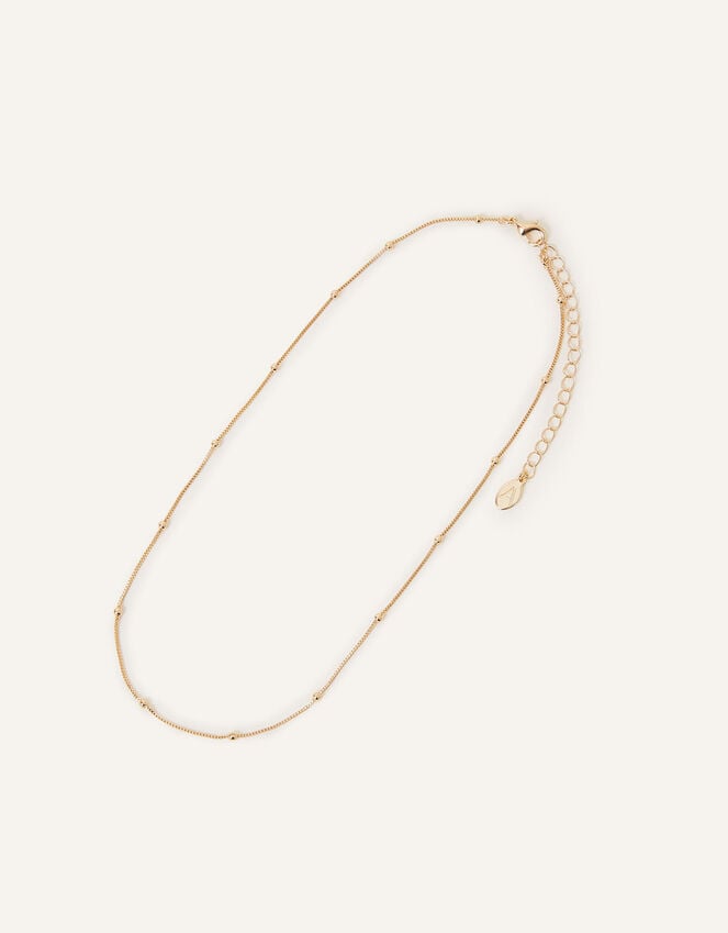 Accessorize Beaded Chain Necklace