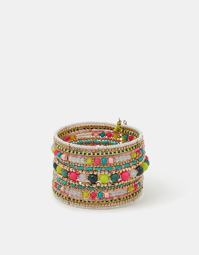 Accessorize Beaded Cuff Bracelet