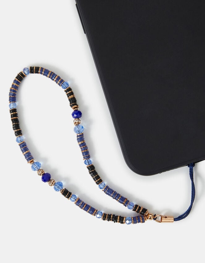 Accessorize Beaded Disc Phone Strap