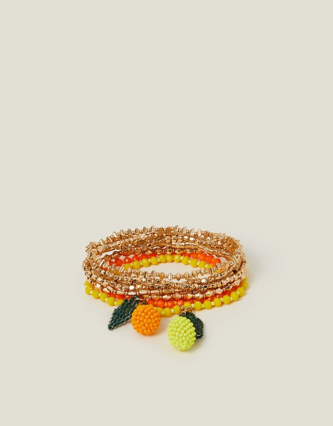 Accessorize Beaded Fruit Stretch Bracelets