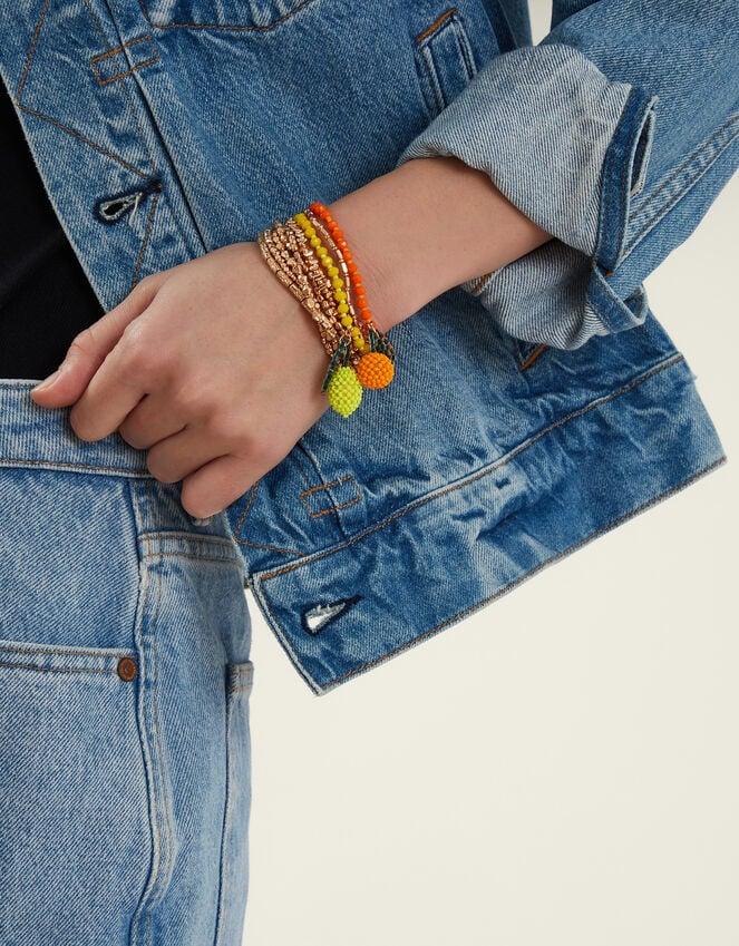 Accessorize Beaded Fruit Stretch Bracelets