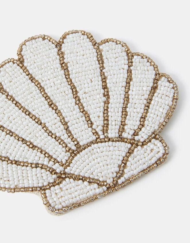 Accessorize Beaded Shell Coaster