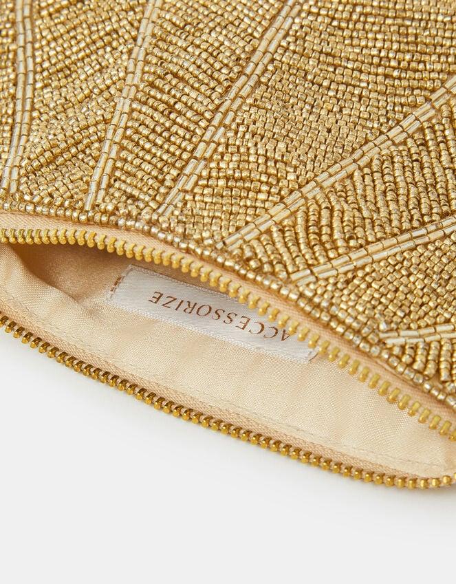 Accessorize Beaded Shell Pouch