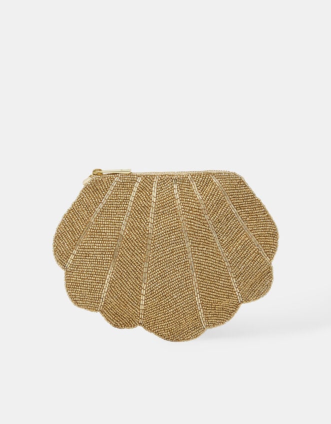 accessorize Beaded Shell Pouch