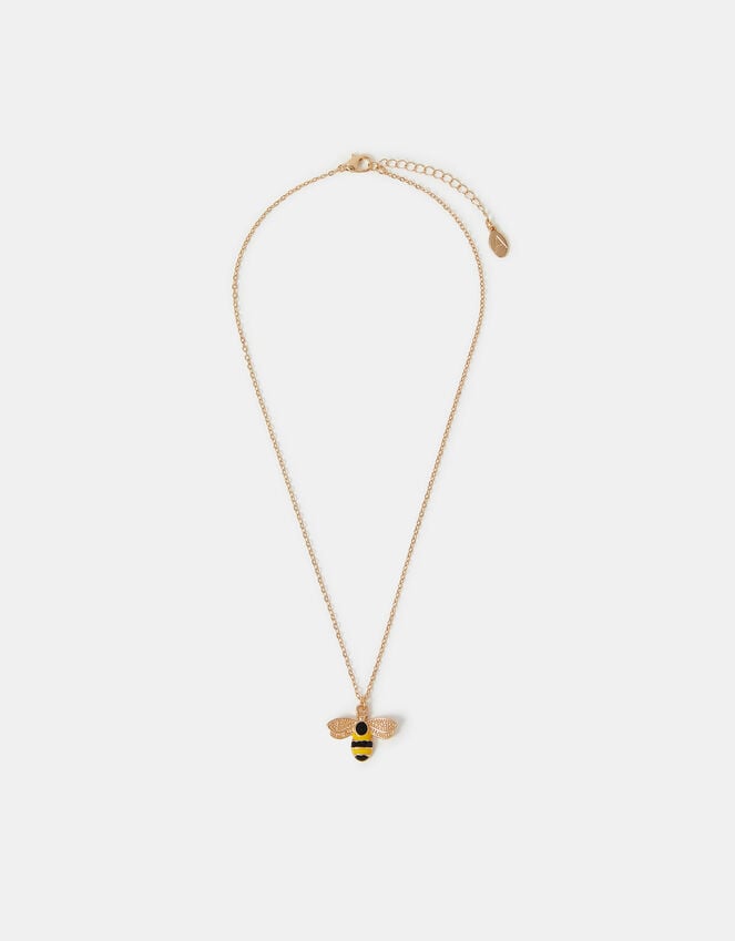 Accessorize Bee Pendant Necklace
