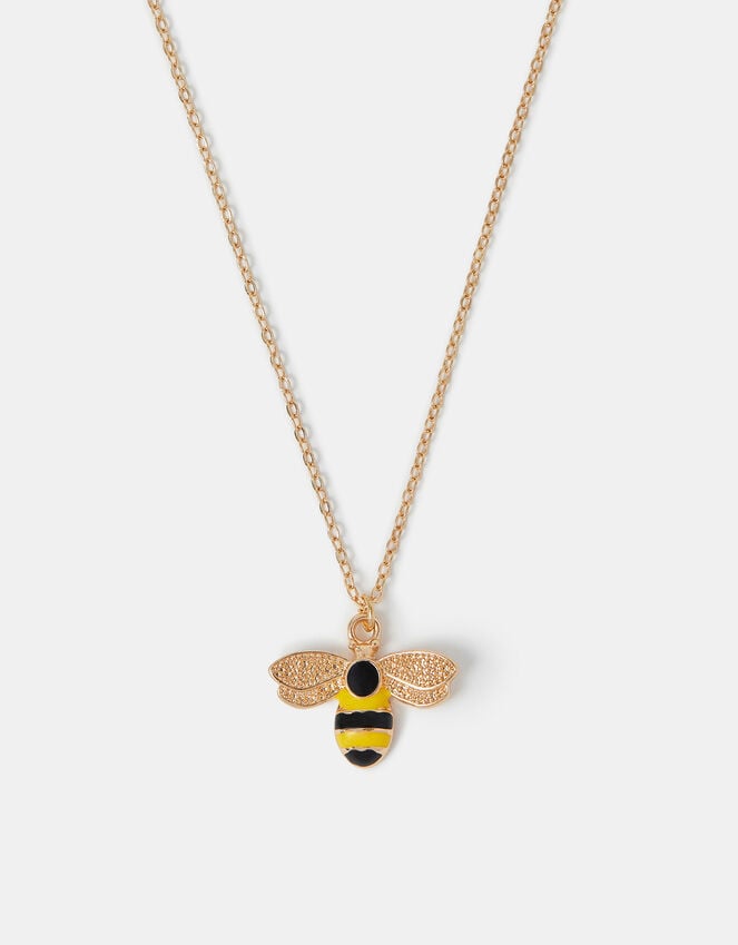 accessorize Bee Pendant Necklace