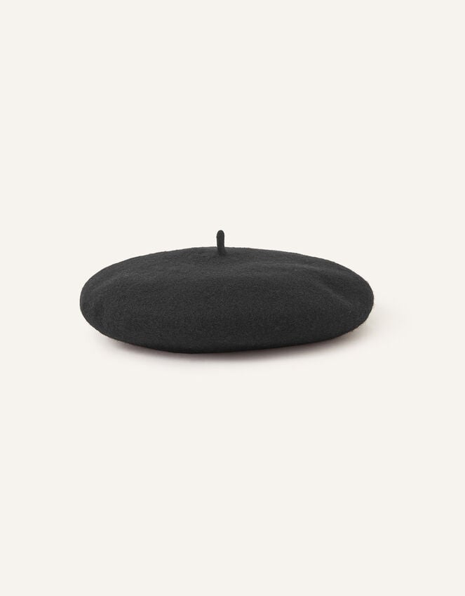 Accessorize Beret Hat In Pure Wool