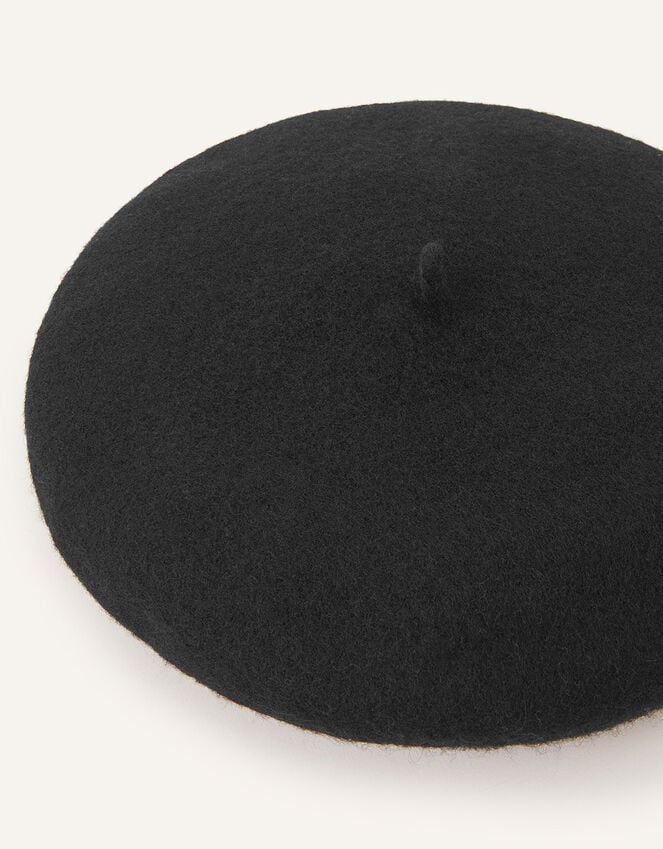 Accessorize Beret Hat In Pure Wool