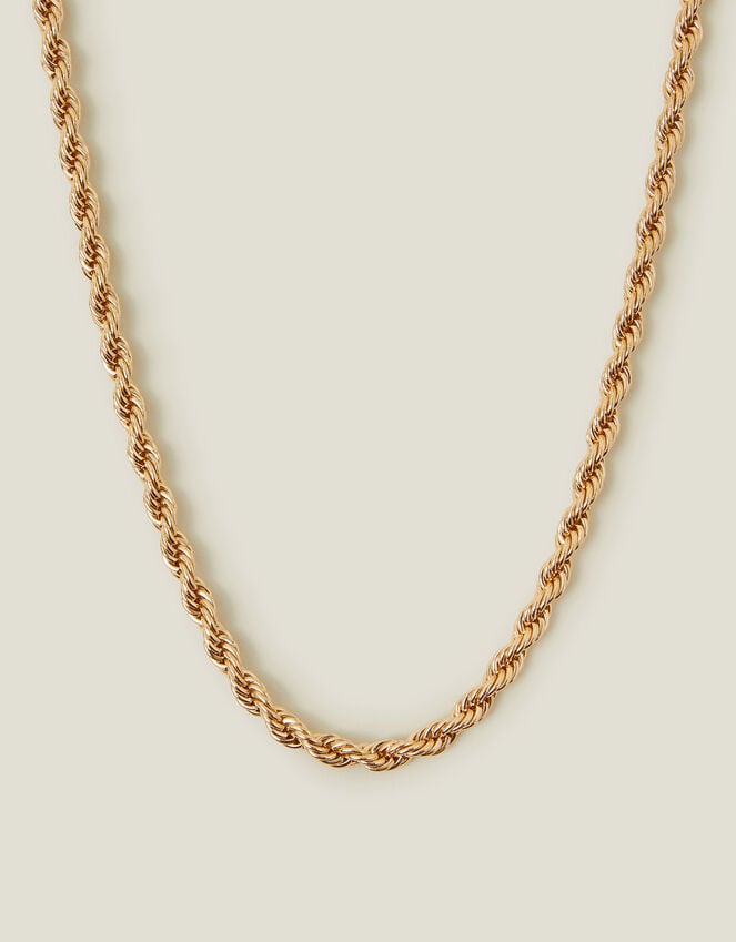 accessorize Berry Blush Twisted Rope Necklace